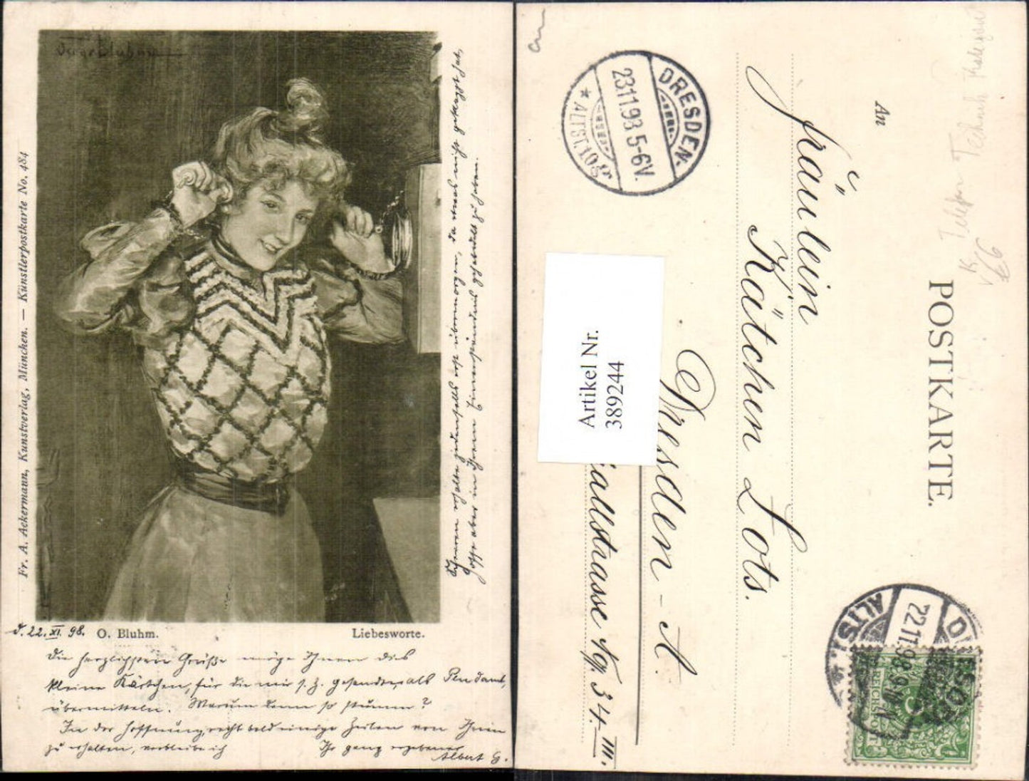 Alte Ansichtskarte – Old Postcard