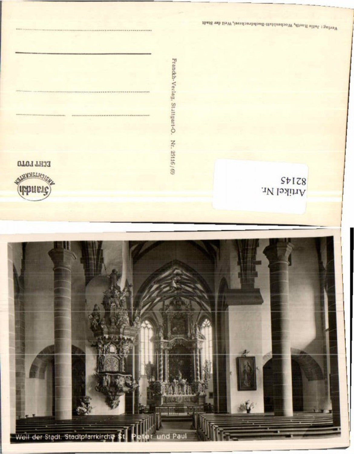 82145,Weil der Stadt Pfarrkirche