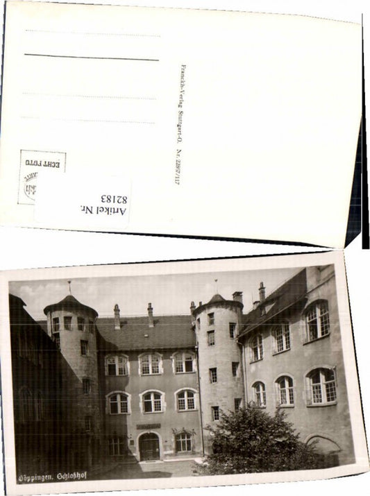 82183, Göppingen Castle Courtyard 1935