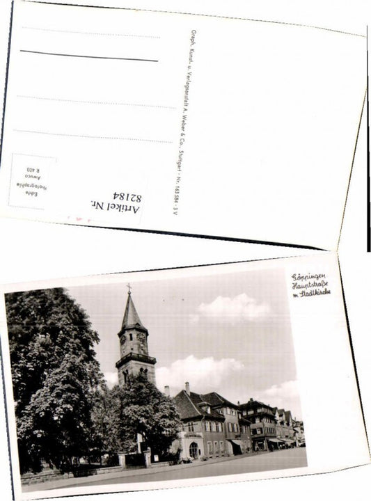 82184, Göppingen, Main Street, City Church