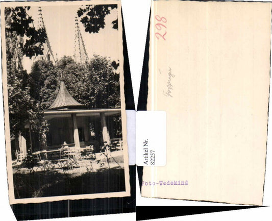 82257, Göppingen, fountain house with church towers