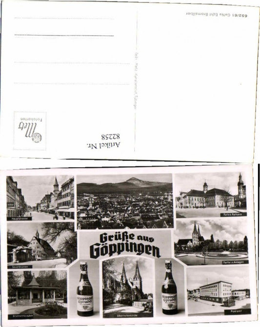 82258, Greetings from Göppingen Post Office Main Street