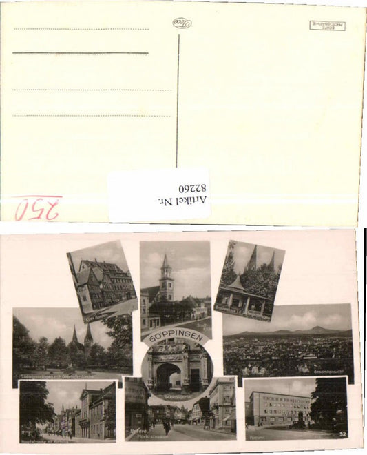 82260, Göppingen Beautiful multi-image postcard