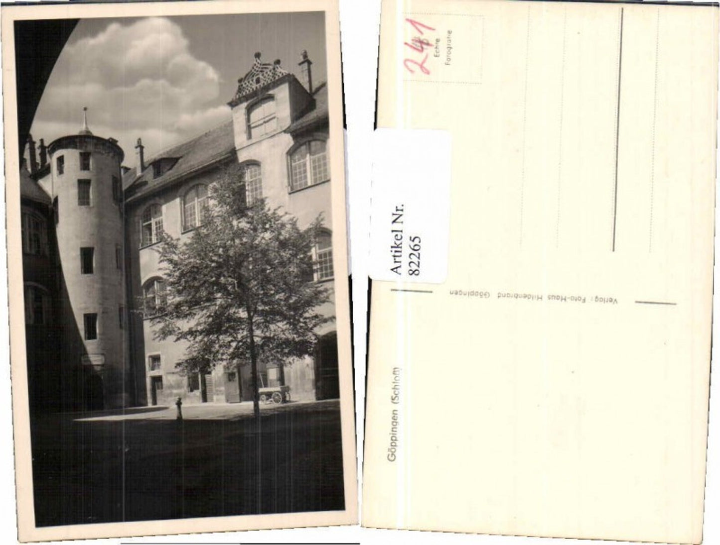 82265,Göppingen Innenhof des Schlosses