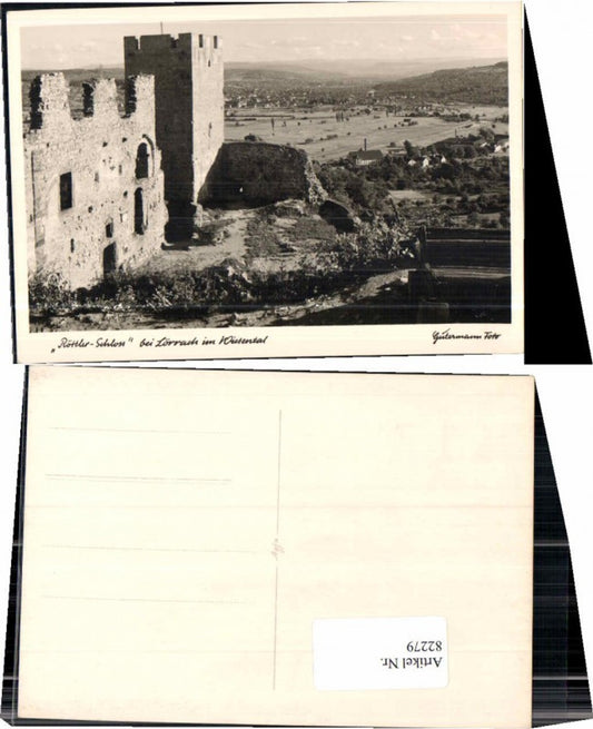 82279, Röttler Castle near Lörrach in the Wiesental