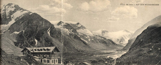 389584,Klappkarte 2 tlg. Zell am See Auf dem Mooserboden