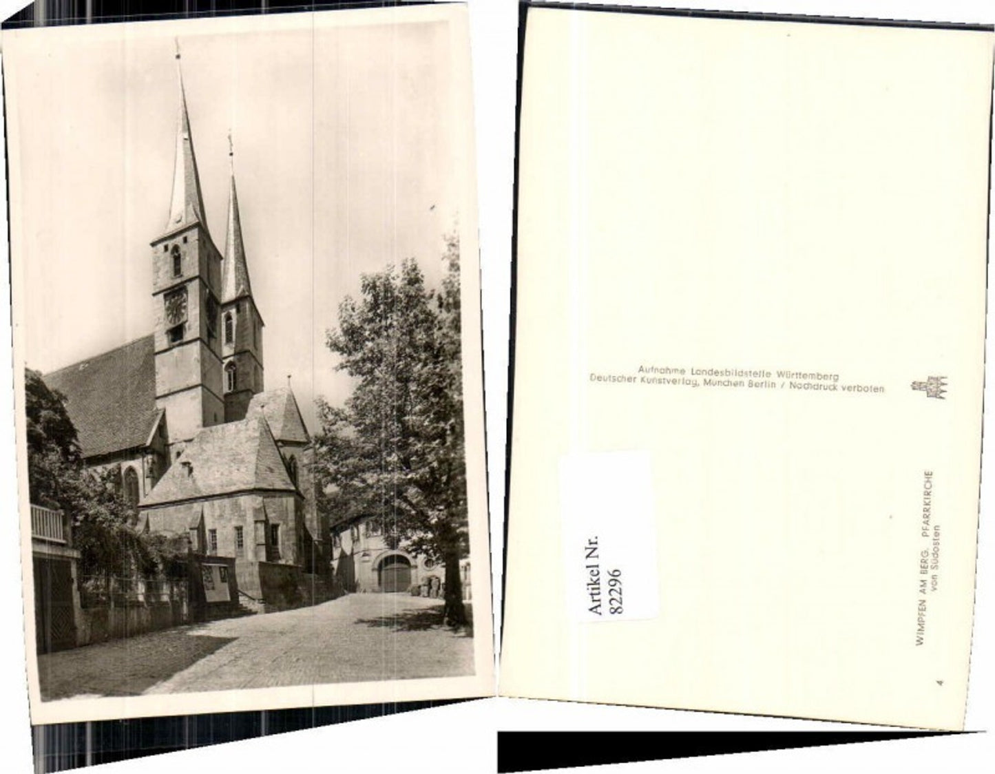 82296, Wimpfen am Berg, City Church