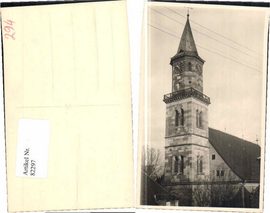 82297, Photo AK Göppingen Church