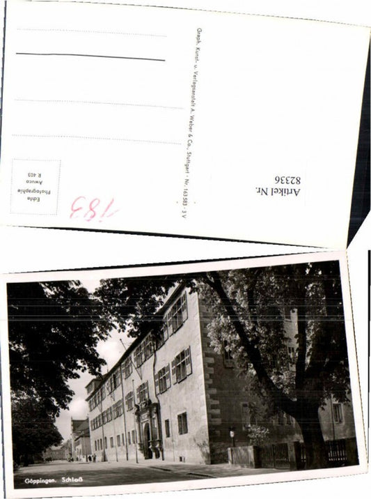 82336, Göppingen, street scene near the castle