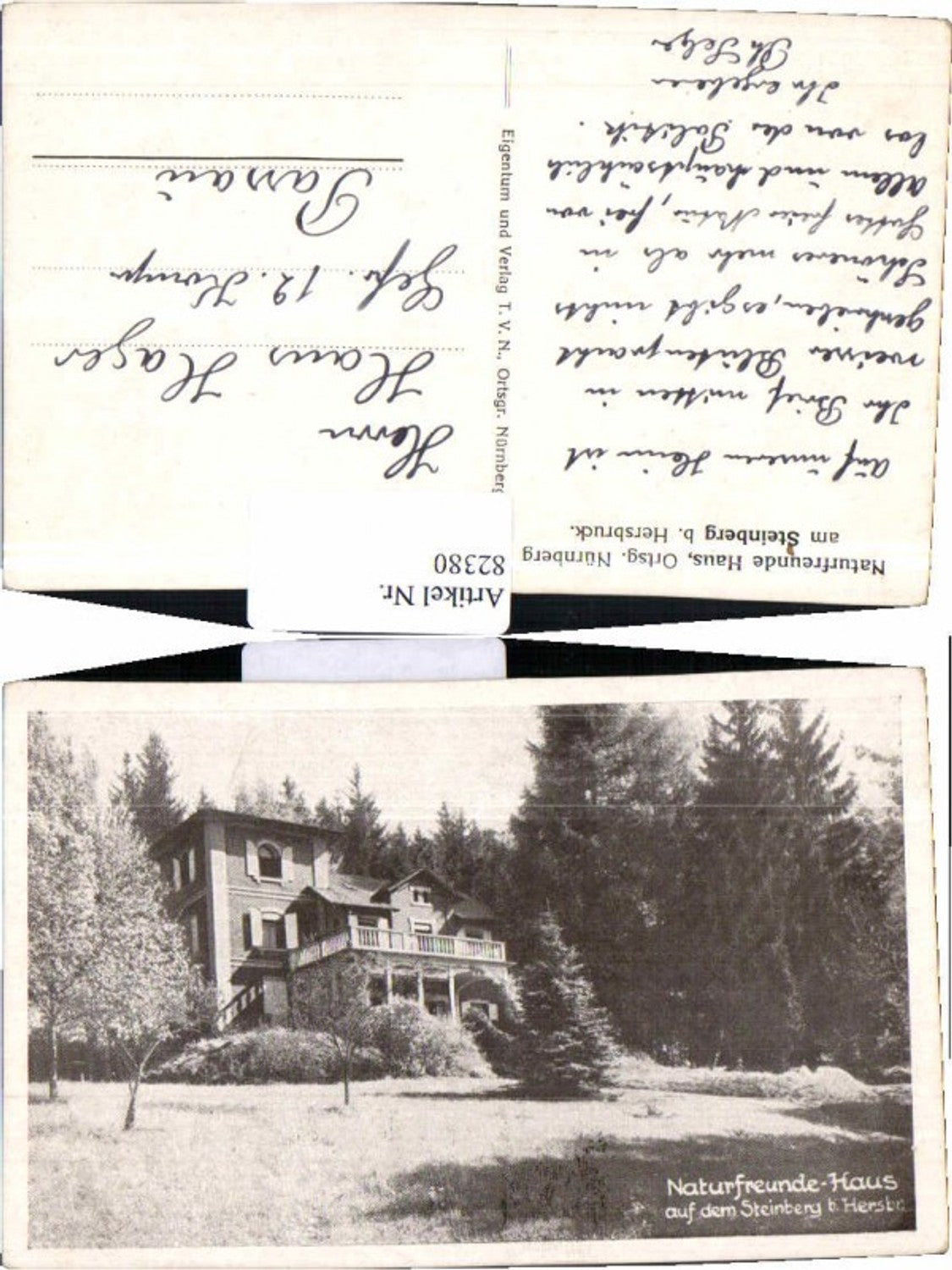 82380,Naturfreundehaus Steinberg b. Hersbruck