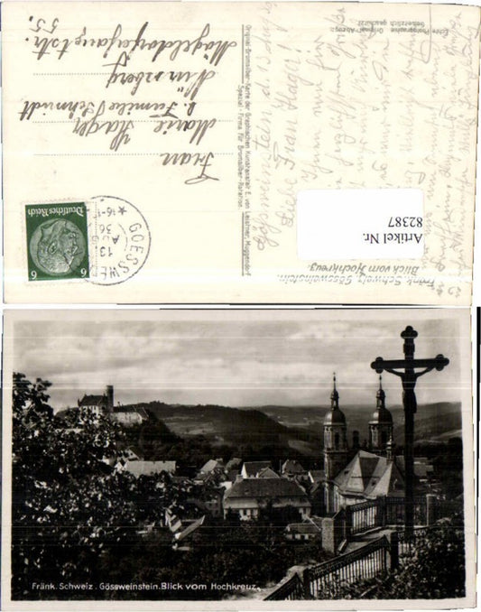82387,Gössweinstein Blick bom Hochkreuz 1936