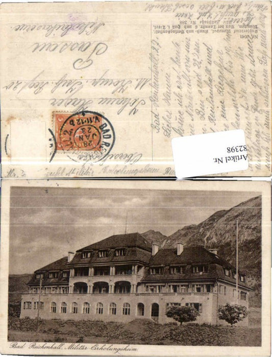 82398,Bad Reichenhall Militär Erholungsheim 1923