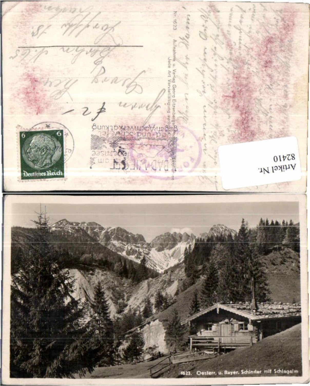 82410,Schlaglalm bei Bad Wiessee 1938