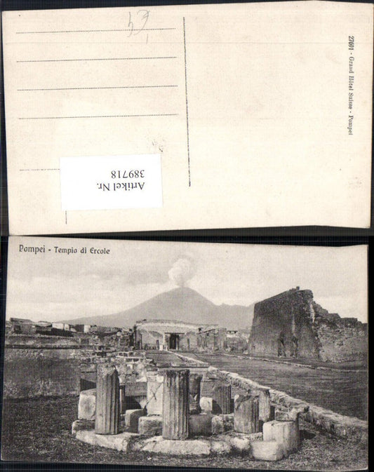 389718,Archäologie Pompei Tempio di Ercole Tempel