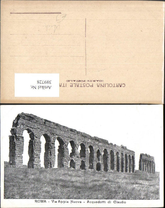 389728,Archäologie Roma Rom Via Appia Nuova Acquedotti di Claudio Viadukt