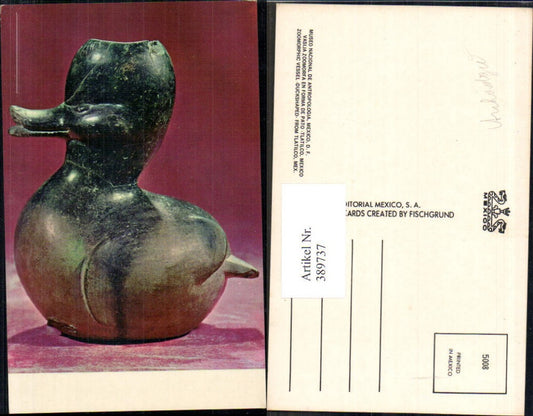 389737,Archäologie Duckshaped Mexico Museo Nacional de Antropologia Vase Gefäß