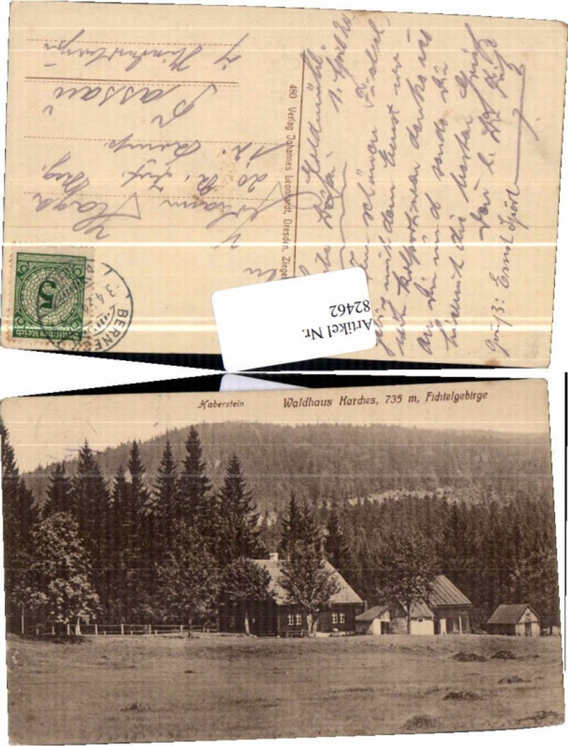 82462, Waldhaus Karches Bischofsgrün Fichtelgebirge