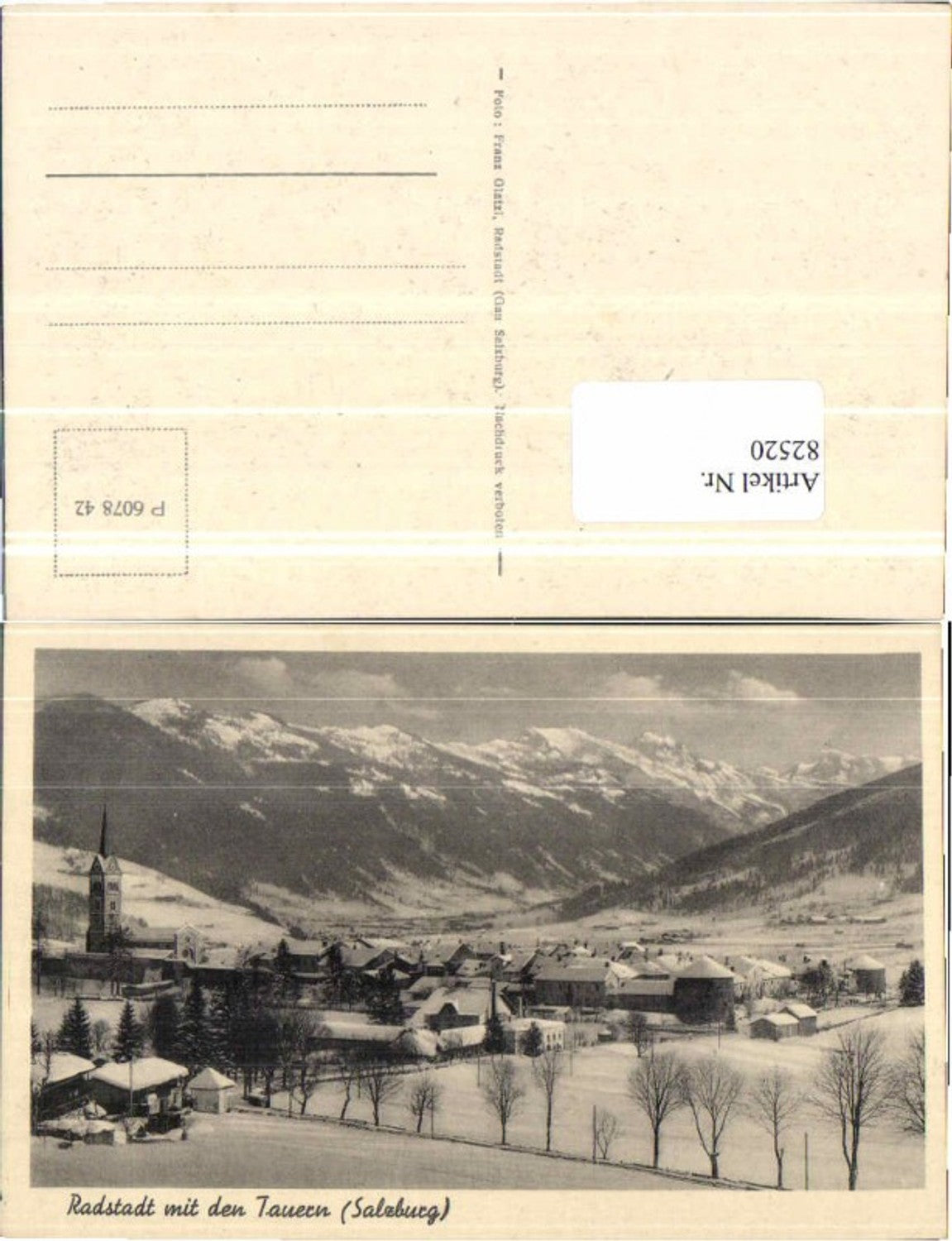 Alte Ansichtskarte – Old Postcard