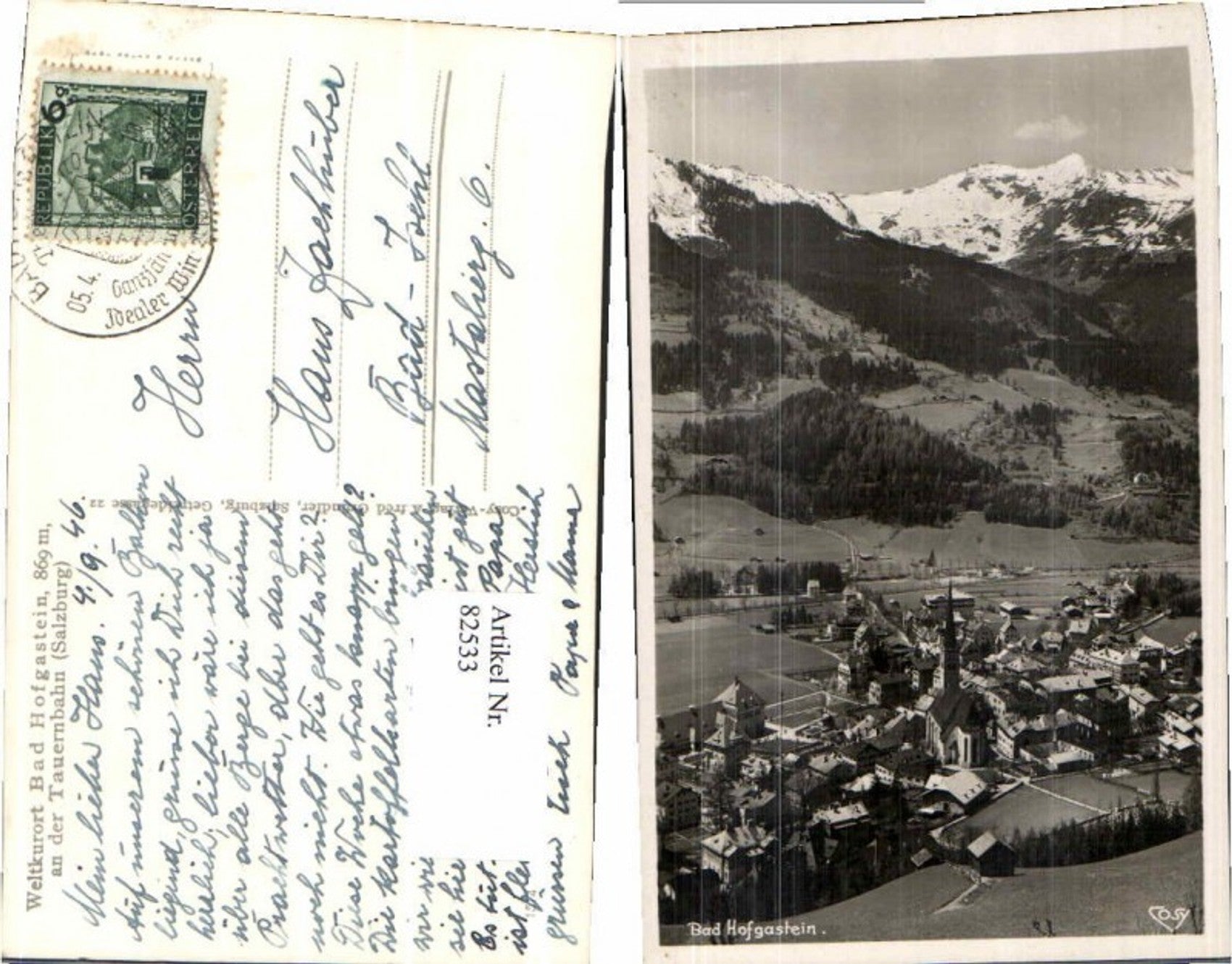 Alte Ansichtskarte – Old Postcard