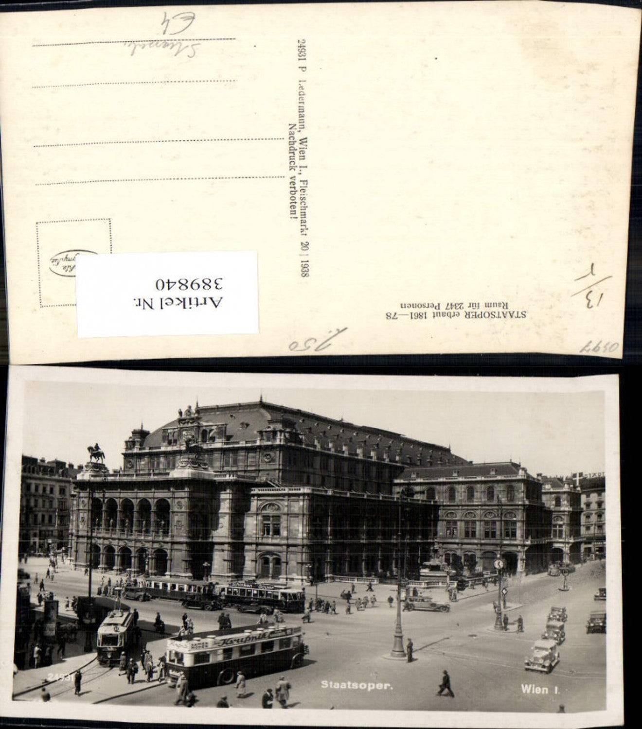 Alte Ansichtskarte – Old Postcard