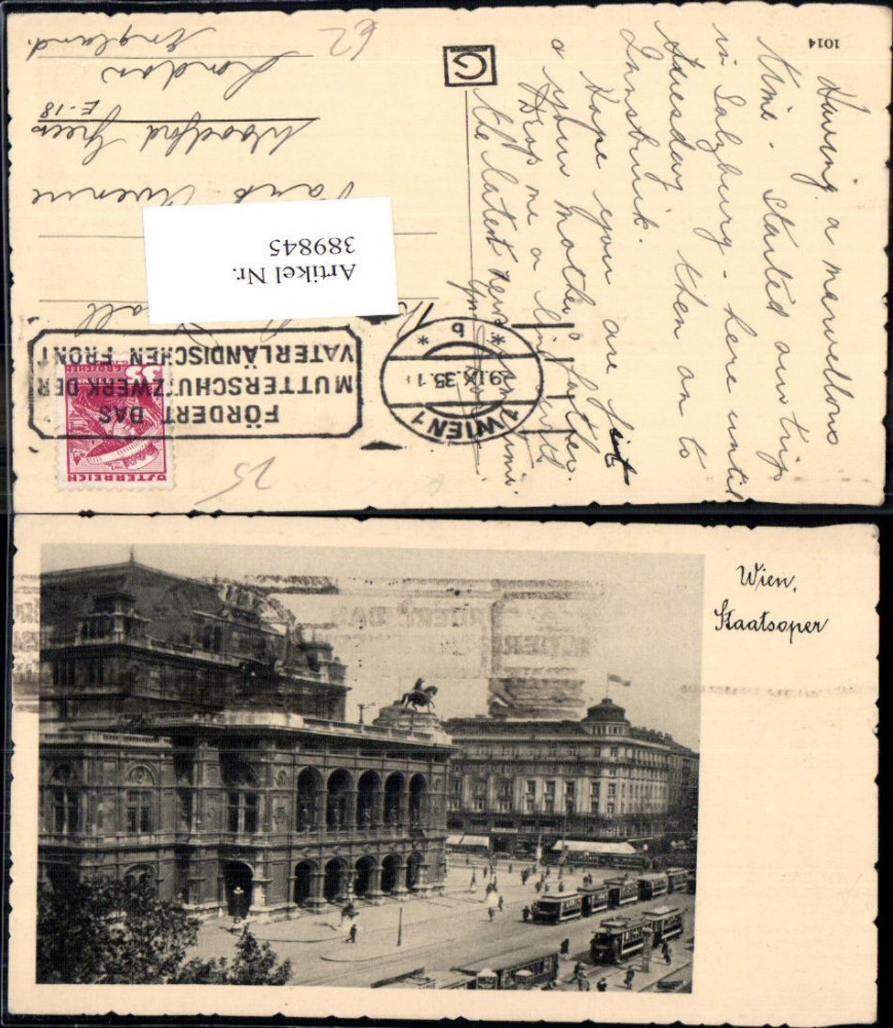Alte Ansichtskarte – Old Postcard