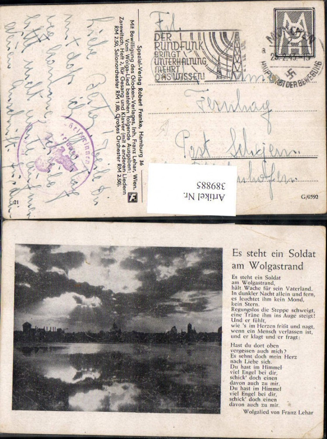 Alte Ansichtskarte – Old Postcard