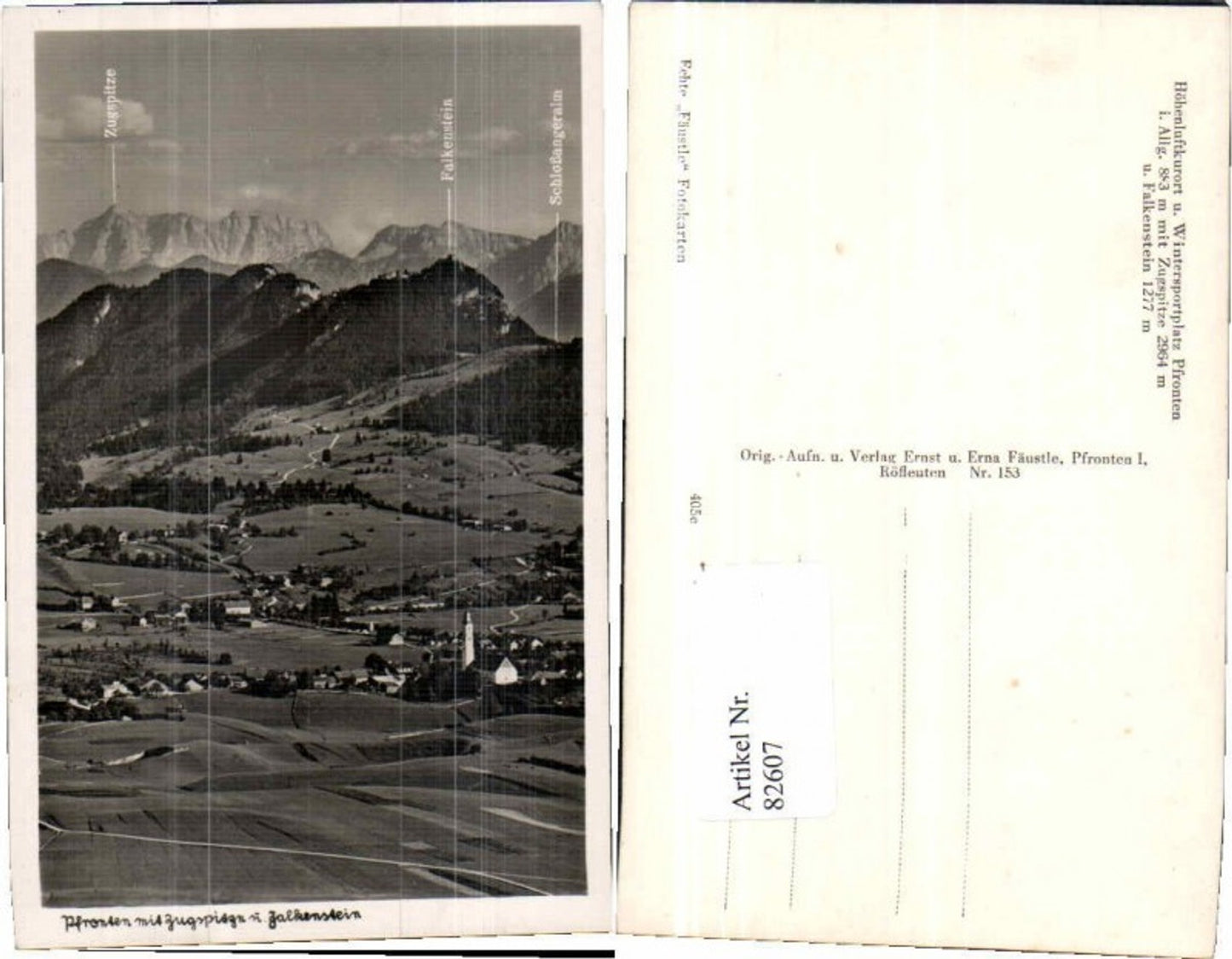 82607,Pfronten im Allgäu 1936