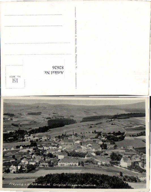 82626,Fliegeraufnahme Freyung 1935