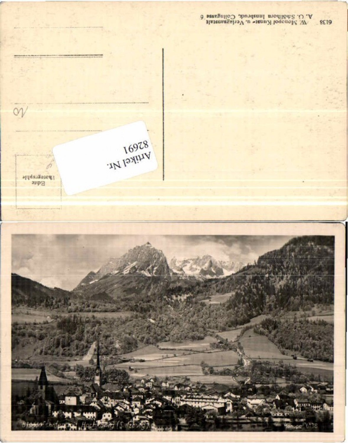 Alte Ansichtskarte – Old Postcard