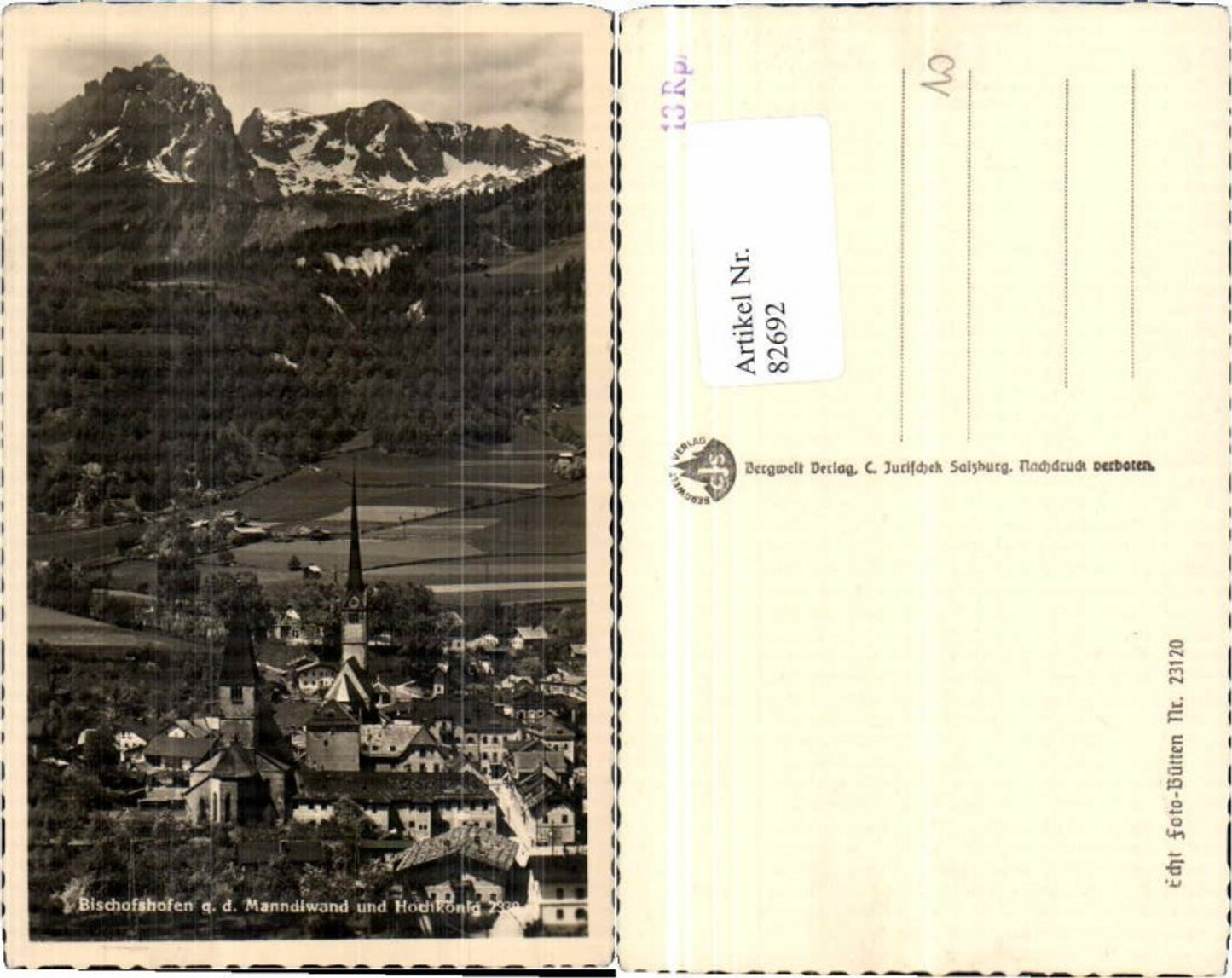 Alte Ansichtskarte – Old Postcard