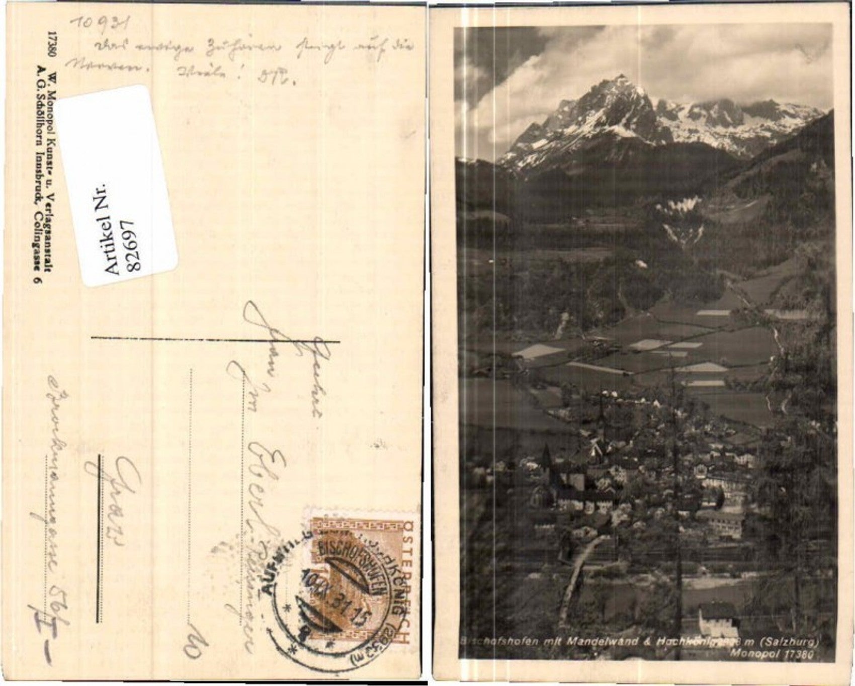 Alte Ansichtskarte – Old Postcard