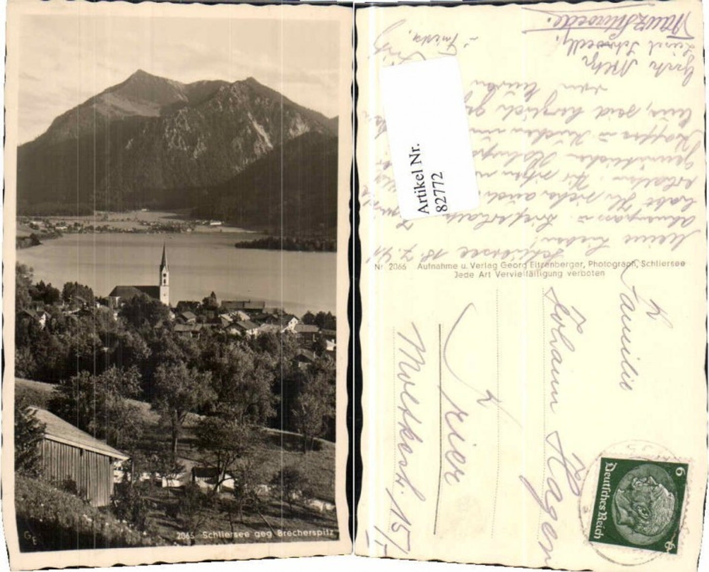 82772, Schliersee g. Brecherspitz