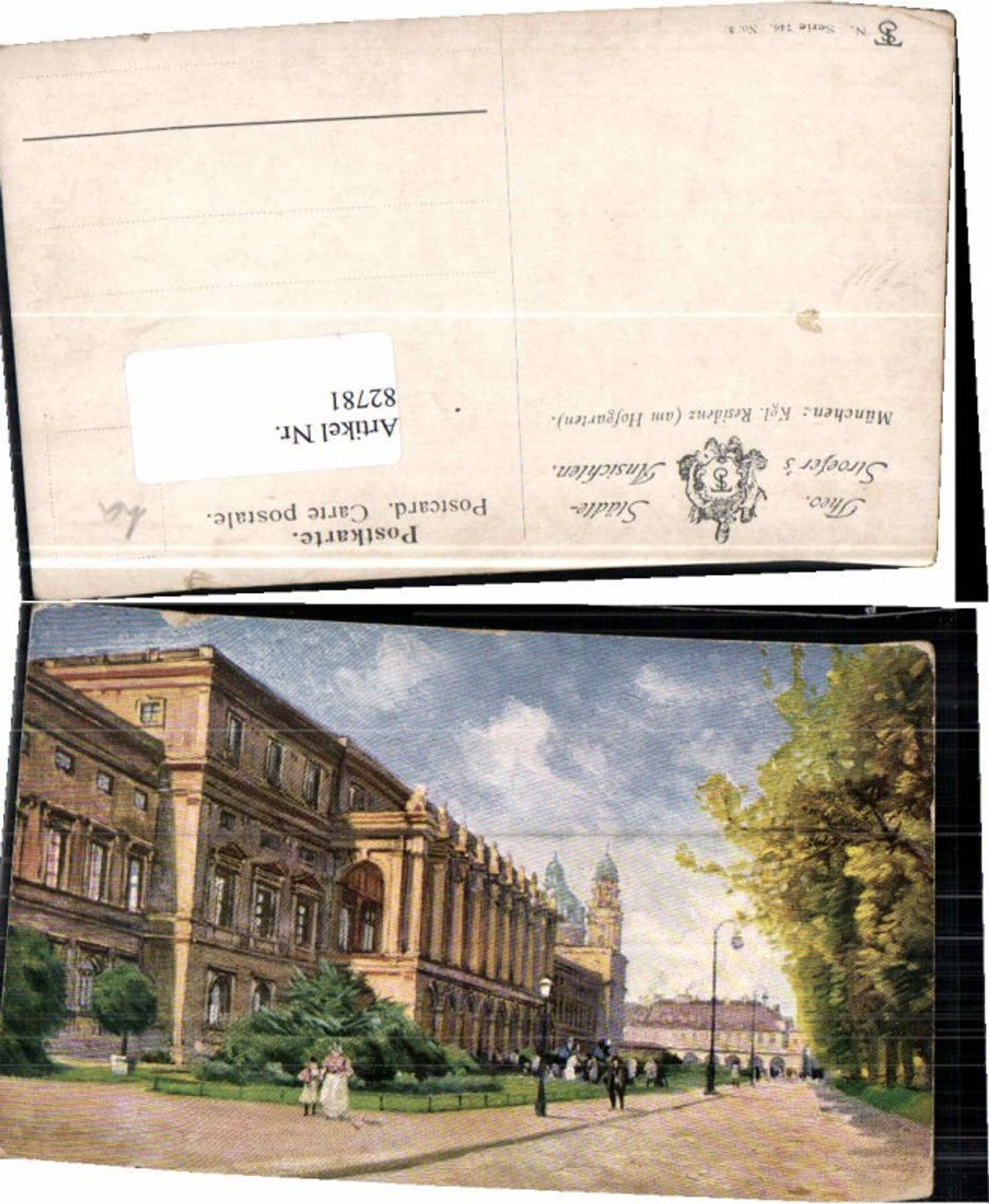 82781,Theo Stroefer 746-3 Munich Kgl. residence