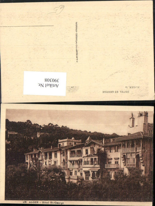 390308,Algeria Alger Algier Hotel St-George