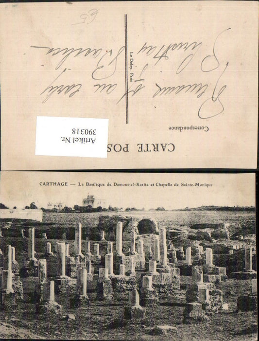 390318,Tunisia Carthage Karthago La Basilique de Damous-el-Karita et Chapelle Sainte-Monique