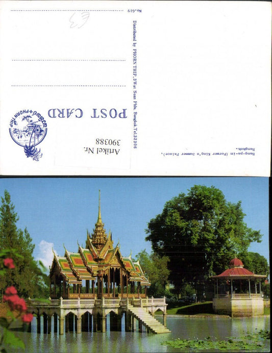 390388,Thailand Bangkok Bang-pa-in Former Kings summer Palace Pavillon