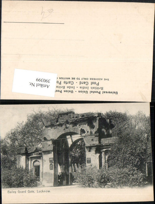 390399,India Lucknow Lakhnau Bailey Guard Gate Tor