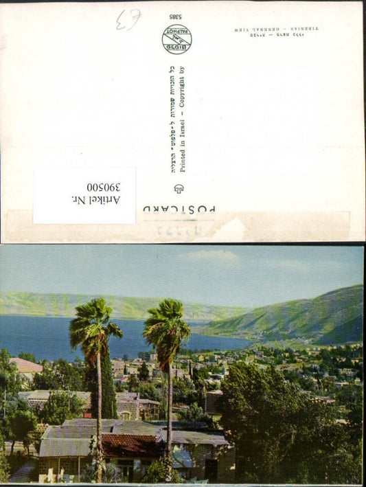 390500,Israel Tiberias General View Teilansicht