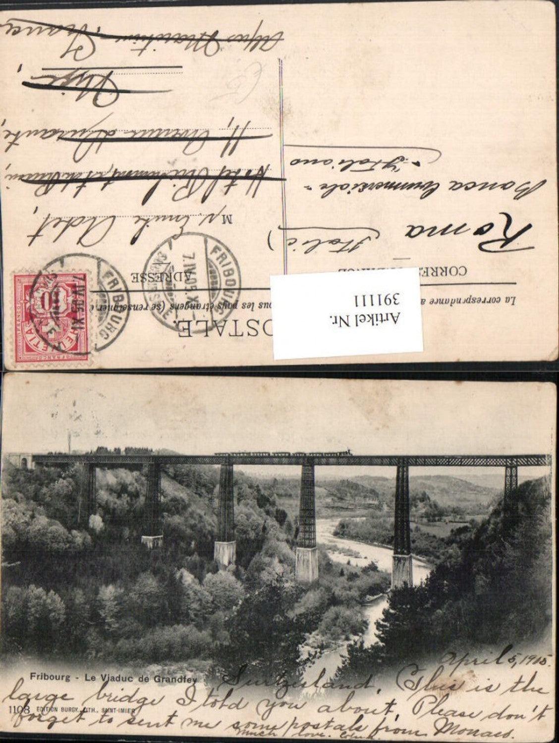 Alte Ansichtskarte – Old Postcard