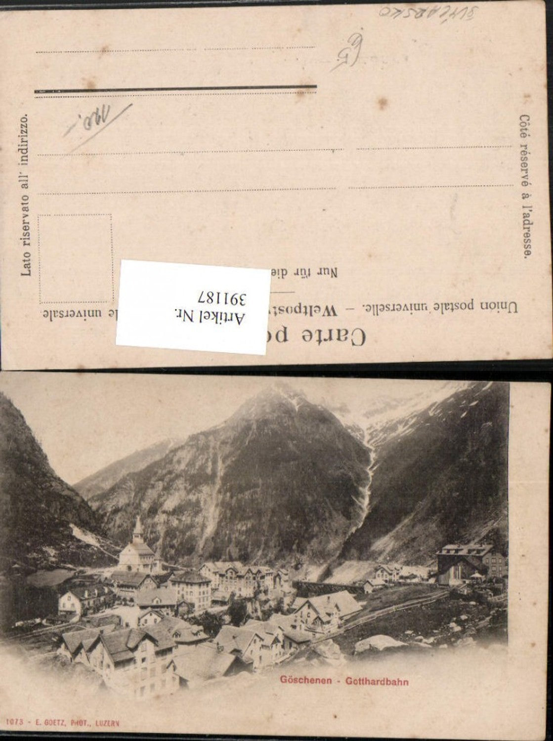 Alte Ansichtskarte – Old Postcard