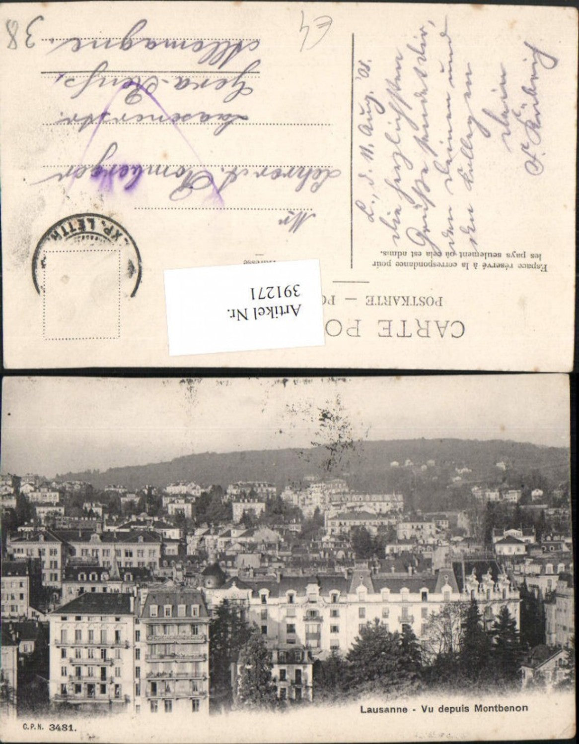 Alte Ansichtskarte – Old Postcard