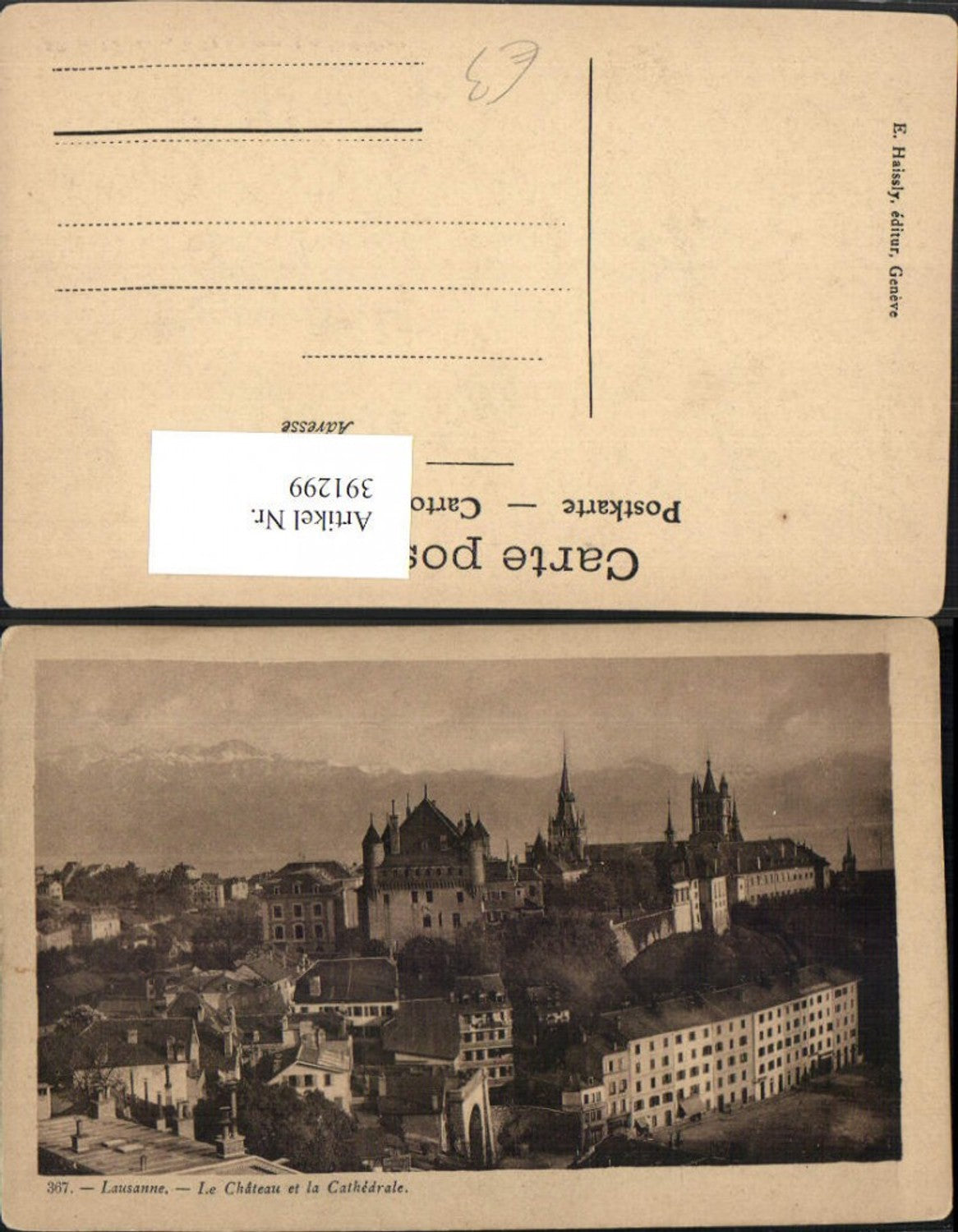 Alte Ansichtskarte – Old Postcard