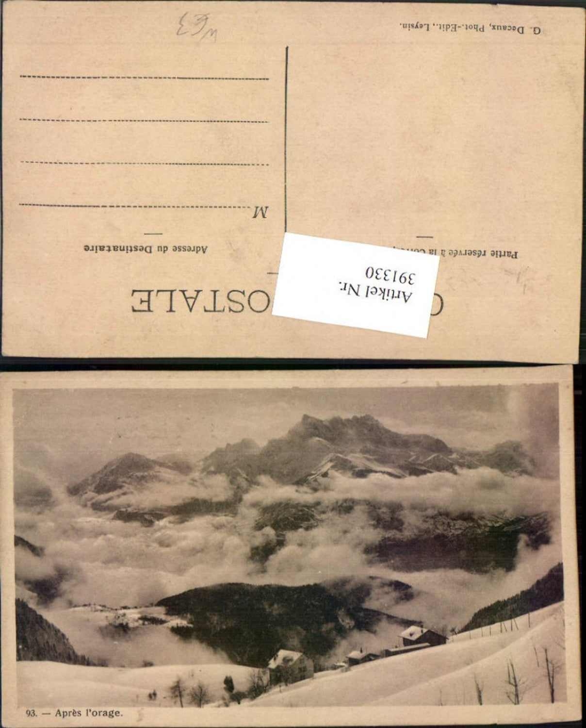Alte Ansichtskarte – Old Postcard