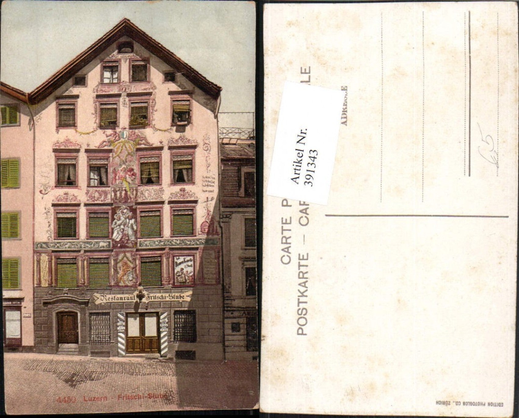 Alte Ansichtskarte – Old Postcard