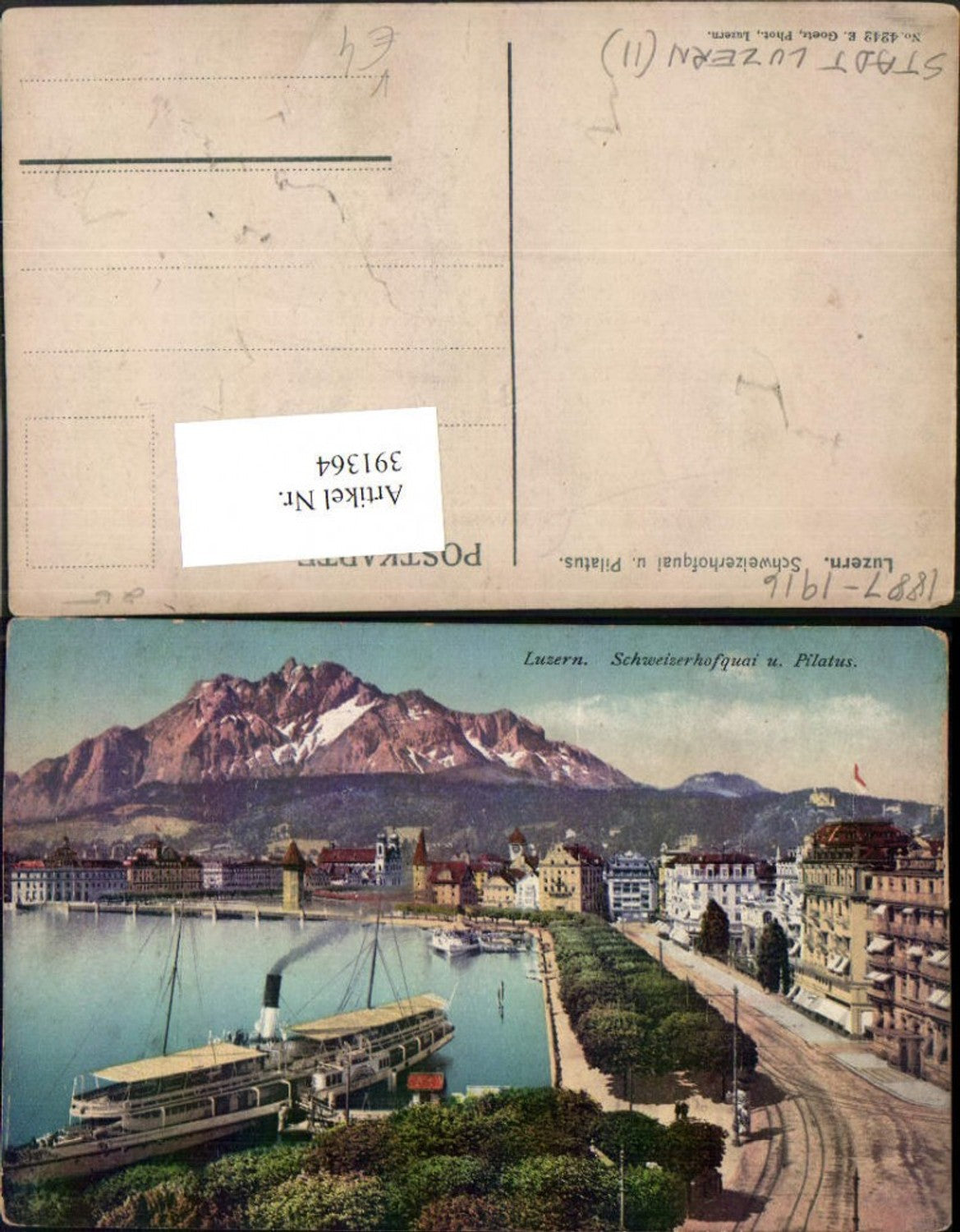 Alte Ansichtskarte – Old Postcard
