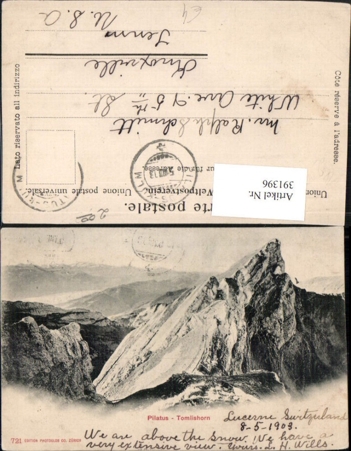 Alte Ansichtskarte – Old Postcard