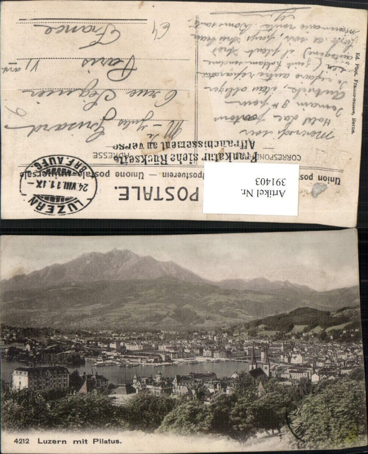 Alte Ansichtskarte – Old Postcard