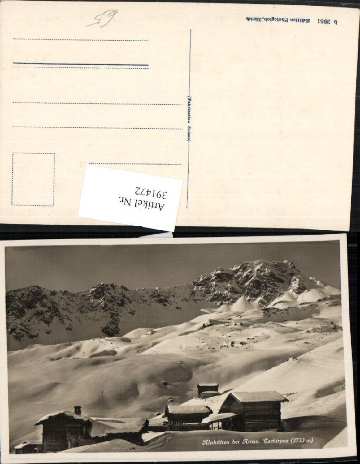 Alte Ansichtskarte – Old Postcard
