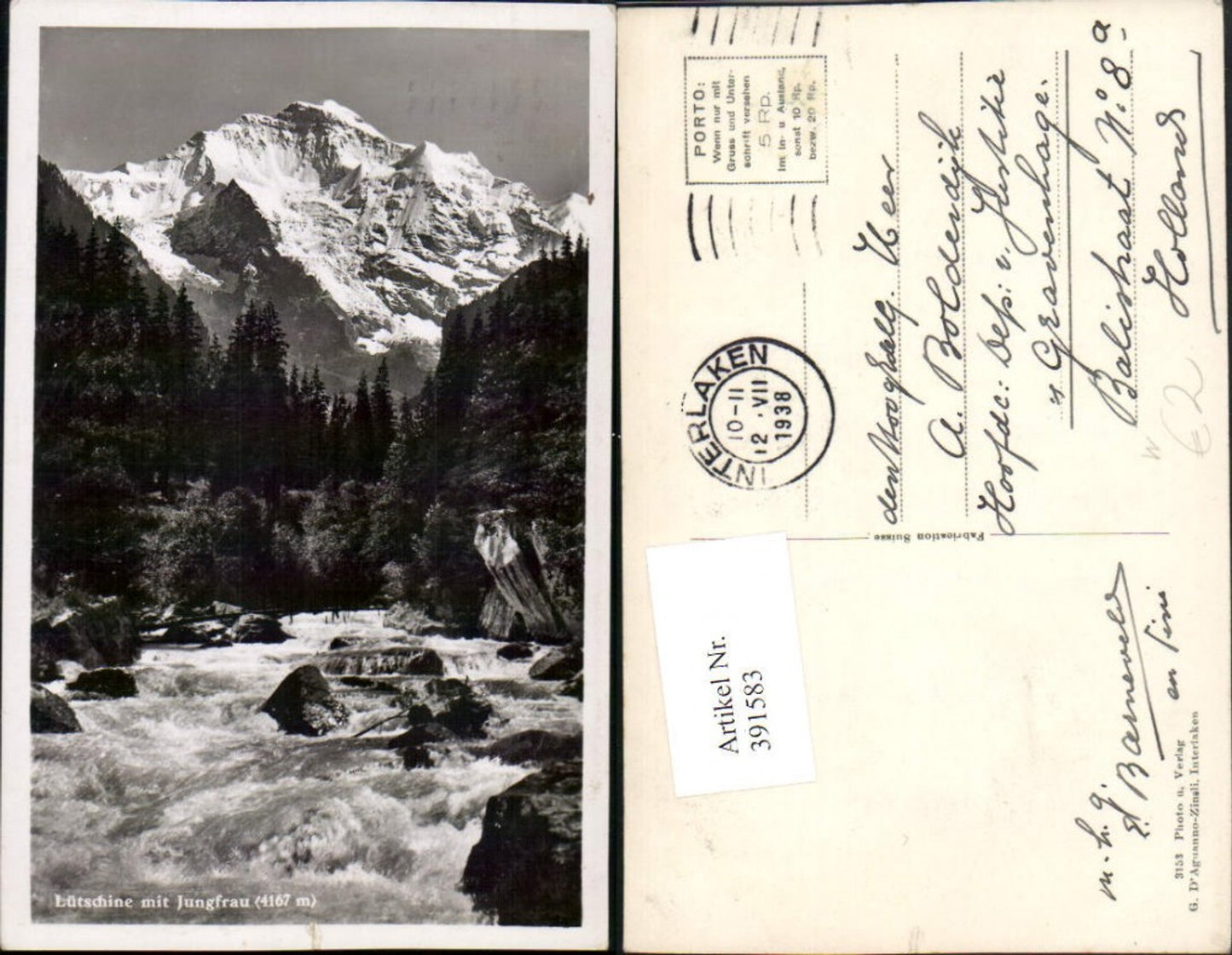 Alte Ansichtskarte – Old Postcard