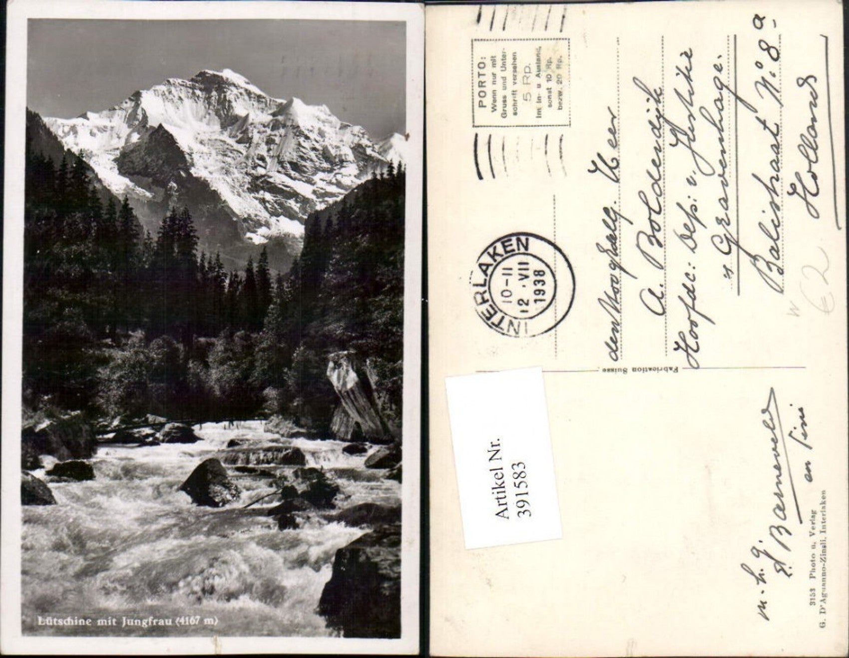 Alte Ansichtskarte – Old Postcard